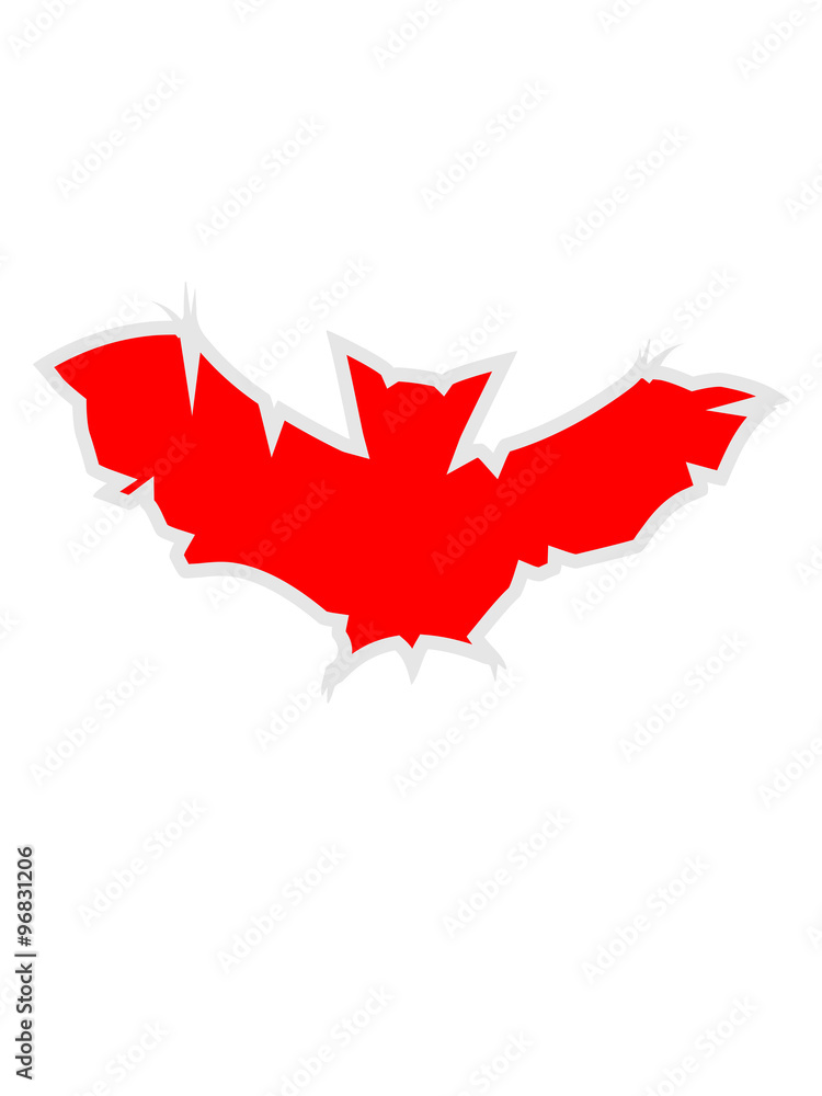 cool design pattern logo symbol bat bat outline