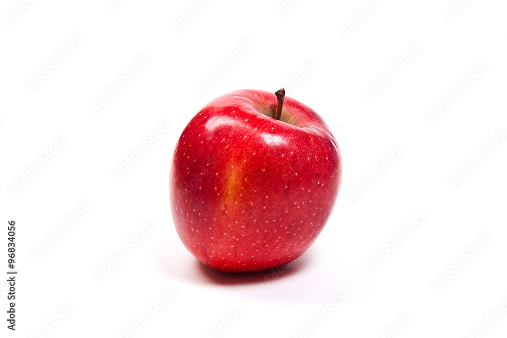 Fresh red apple on a white background Fresh red apple on a white background