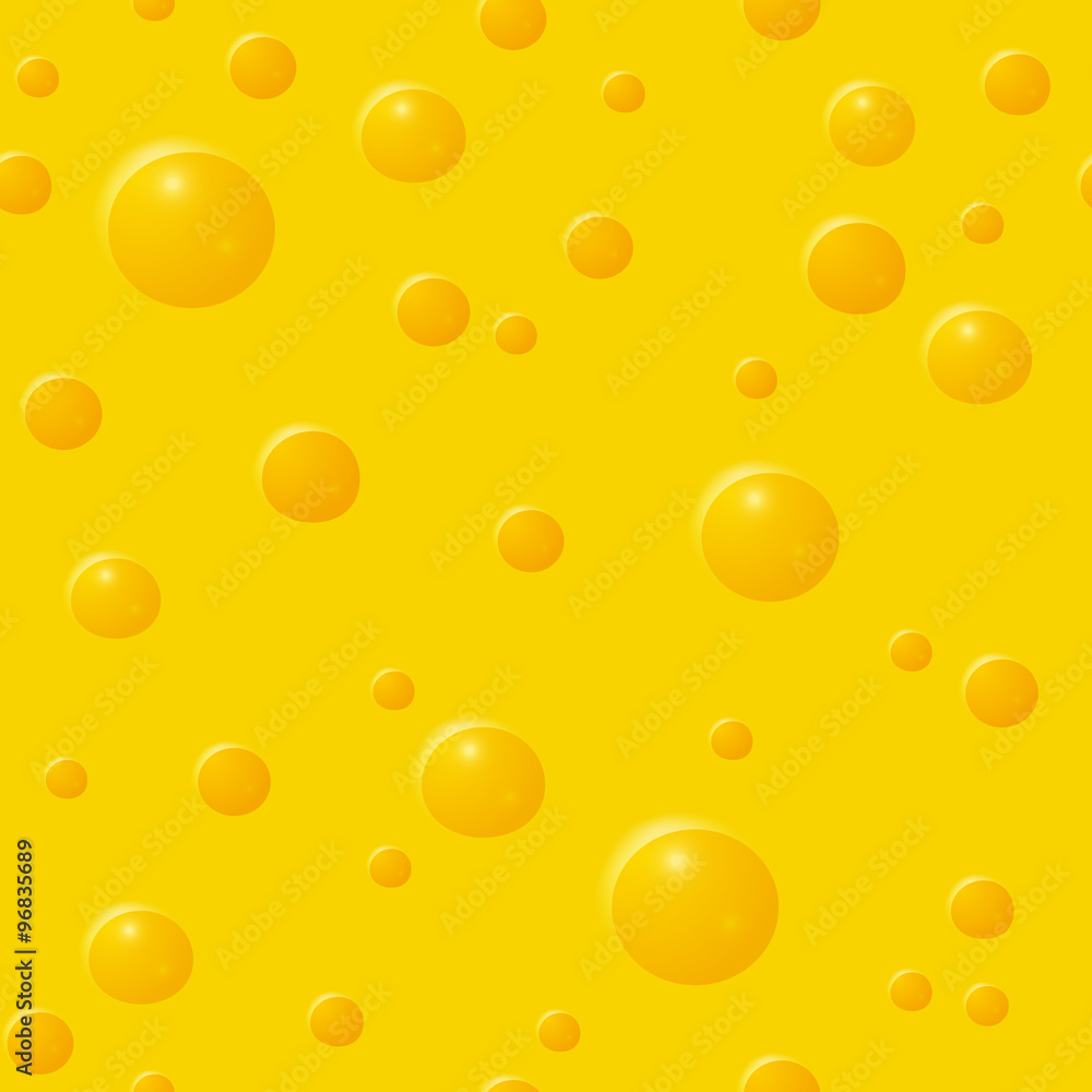 Seamless pattern with cheese texture