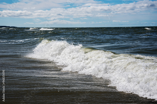 Baltic sea wave.