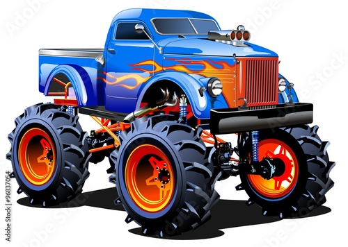 Cartoon Monster Truck