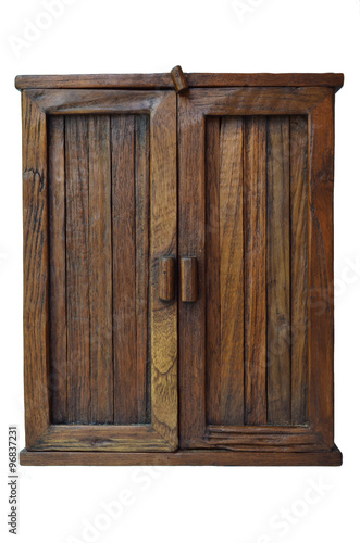 Wooden brown cabinet