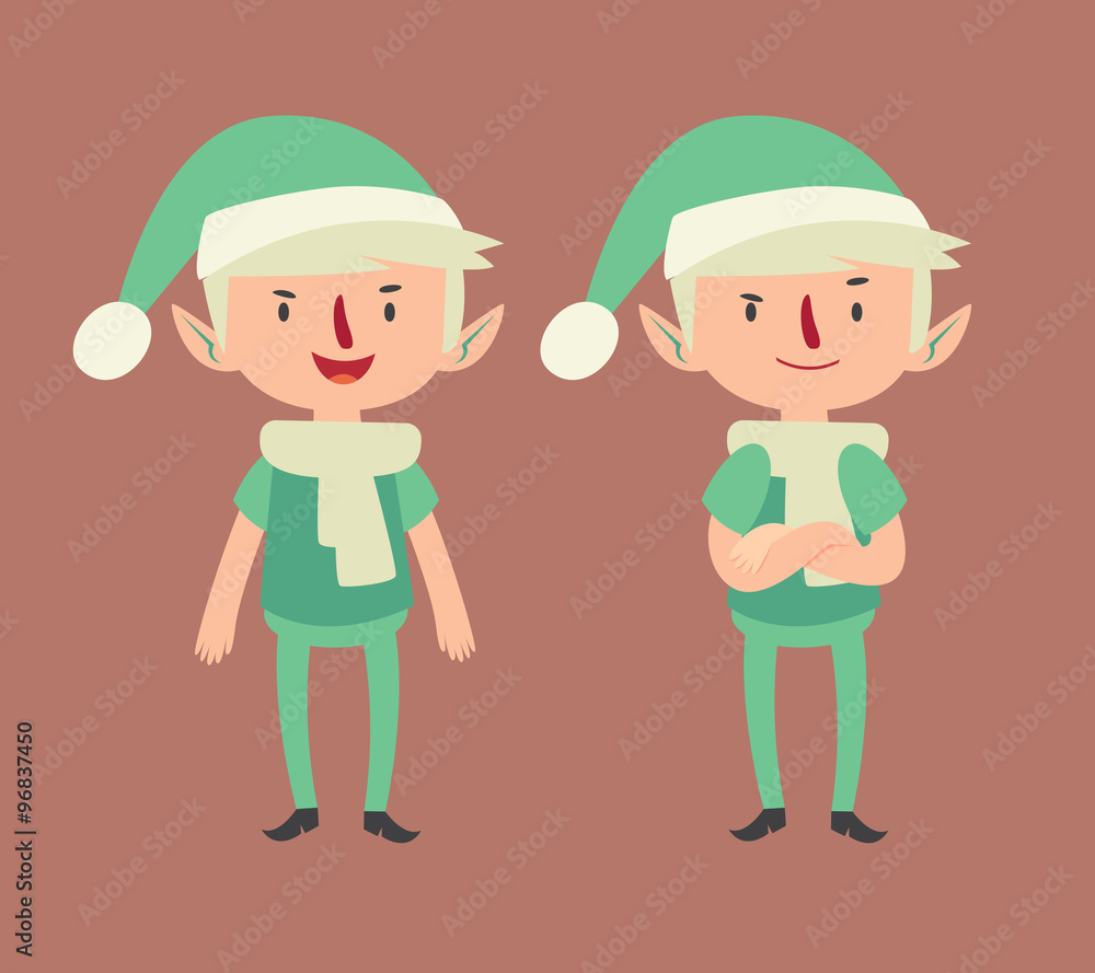 Expressive Elf in Different Poses Expressive Elf in Different Poses