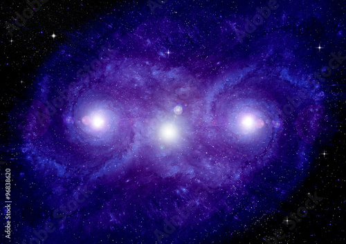 Fototapeta Naklejka Na Ścianę i Meble -  Stars, dust and gas nebula 