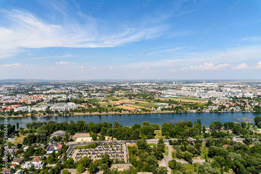 Aerial View Of Vienna City Skyline Aerial View Of Vienna City Skyline