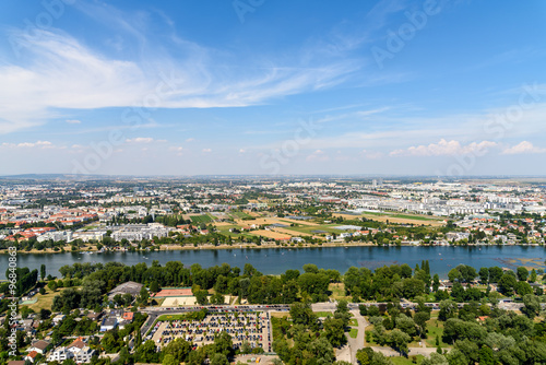 Aerial View Of Vienna City Skyline