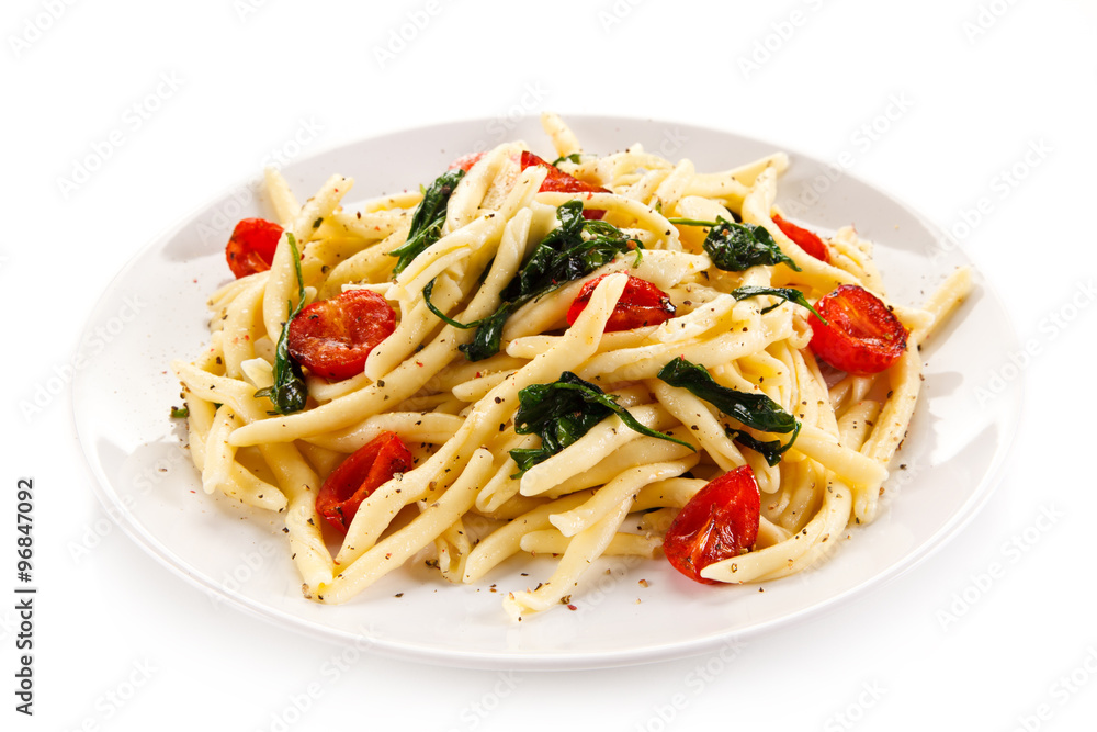 Pasta and vegetables 
