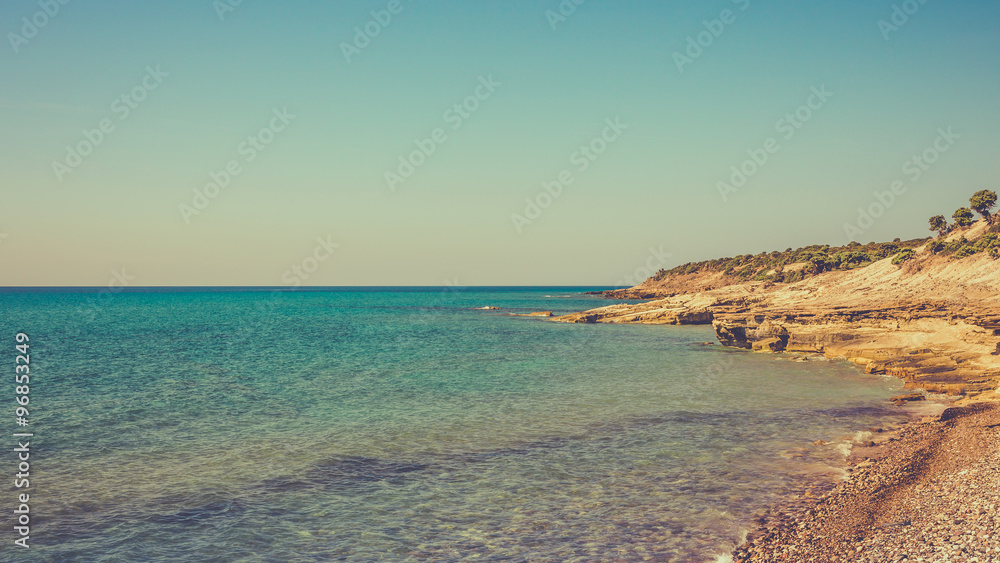 Greek coastline