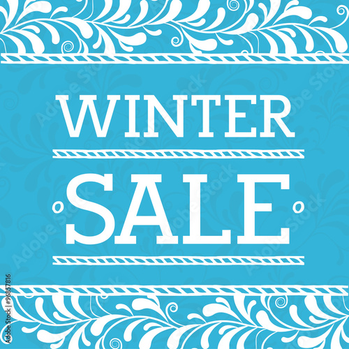 winter sale design 