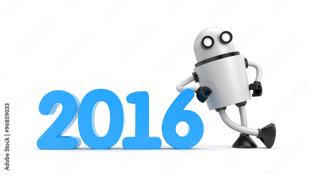 Robot leaning on 2016 Robot leaning on 2016