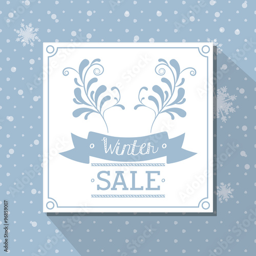 winter sale design 