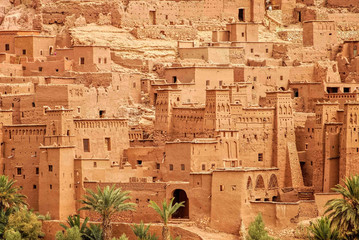 Stickers Marokko Lemen kasbah Ait Benhaddou Marokko  © Boris Stroujko