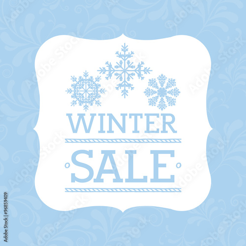 winter sale design 