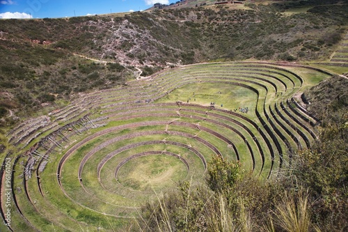 experimental plots of the Incas, Moray Maras