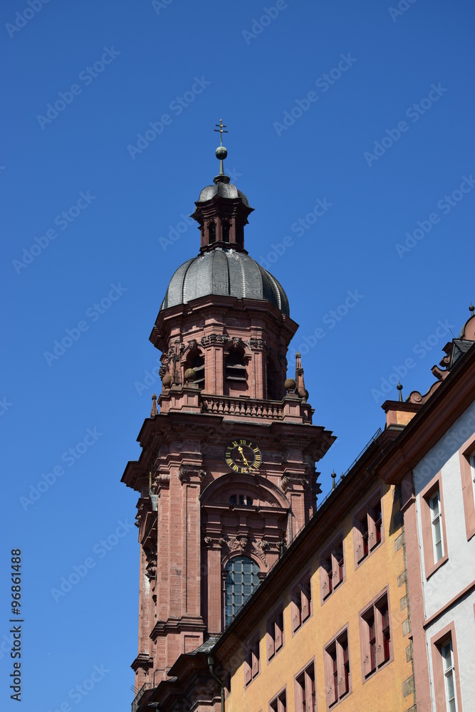 View in the city of Würzburg, Bavaria, region Lower Franconia, Germany