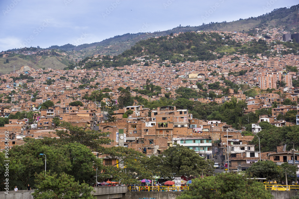 Medellin, Colombia - Panoramic view of the city - Skyline