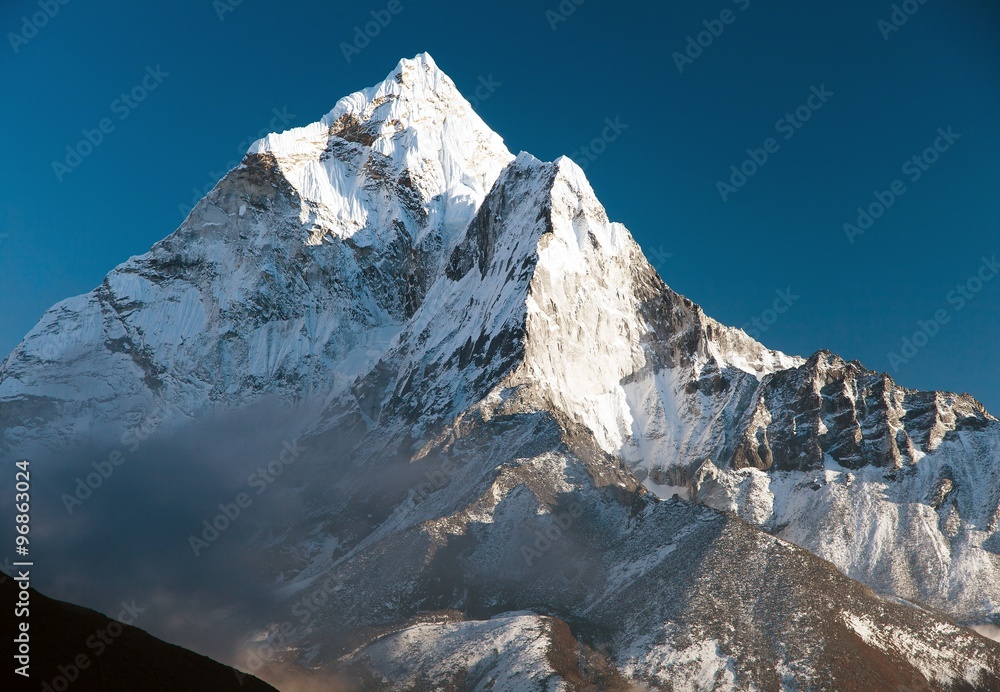 beautiful view of mount Ama Dablam