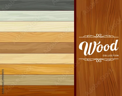 Obraz Vector Tile wood floor striped design background illustration