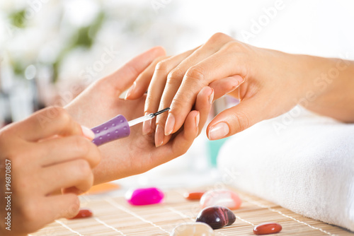 Manicure procedure