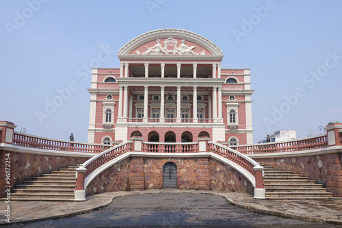 Amazon Theater facade in Manaus