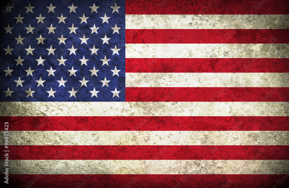 Fototapeta premium Vintage American Flag