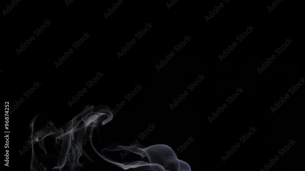 white smoke rising through screen white smoke rising through screen