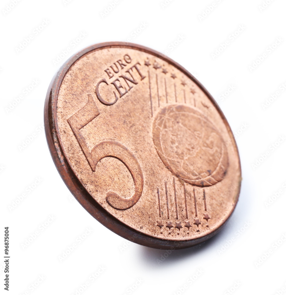 custom made wallpaper toronto digitalFive cent coin isolated on white background
