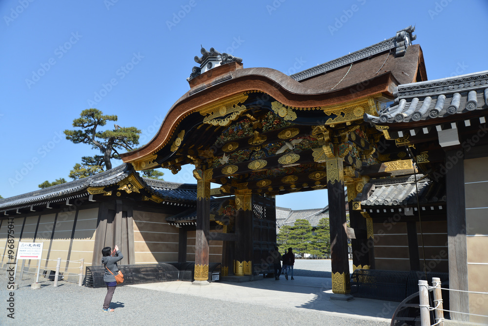 Fototapeta premium 二条城唐門