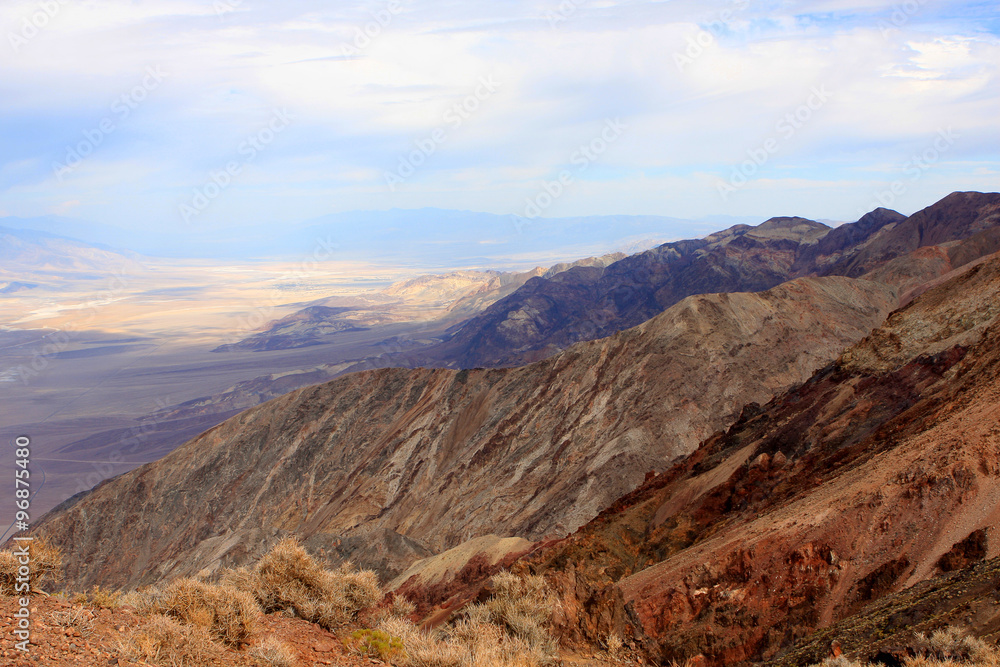 View from Dante point in Death Valley National Park, California, USA