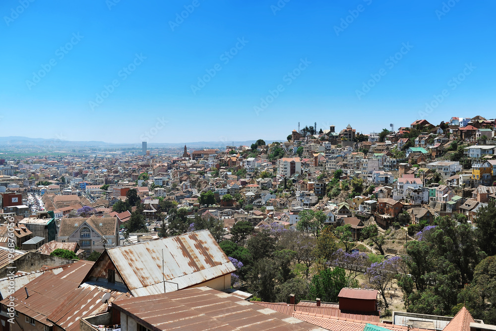 Antananarivo: view of the city from height