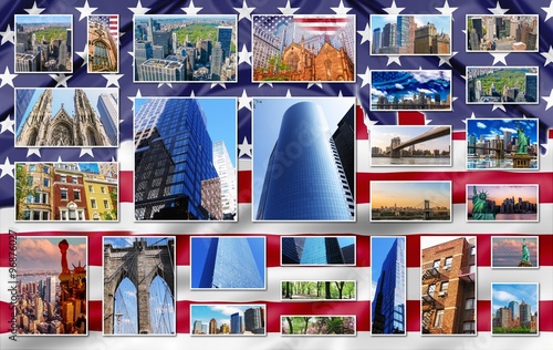 New York Manhattan collage © bennymarty