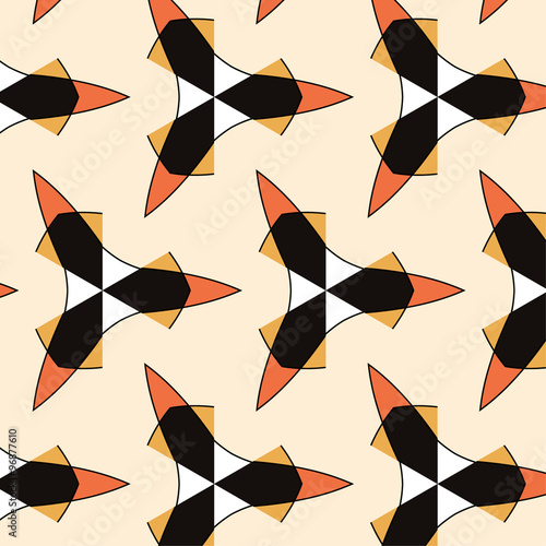 Children abstract ethnic pattern with bright