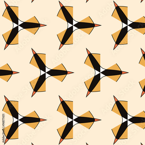 Children abstract ethnic pattern with bright