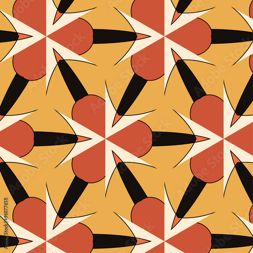Children abstract ethnic pattern with bright