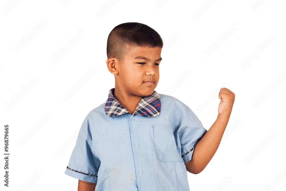 portrait of little school boy isolate background portrait of little school boy isolate background