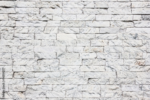 White decorative brick wall texture.