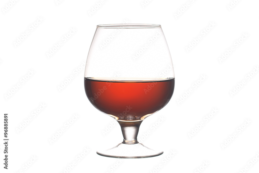 Glass with whisky