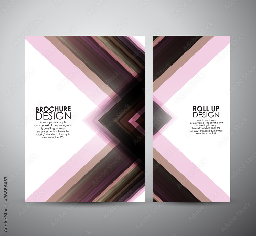 Brochure business design template or roll up. Vector Illustration Brochure business design template or roll up. Vector Illustration