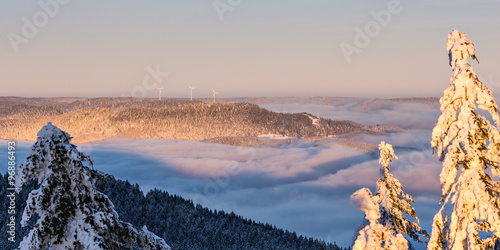 winterliche Landschaft im Schwarzwald
