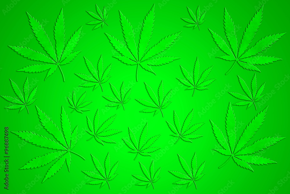 Marijuana green background