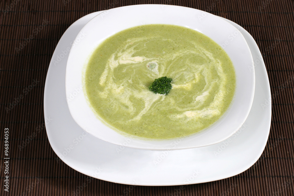 pea soup puree with sour cream pea soup puree with sour cream