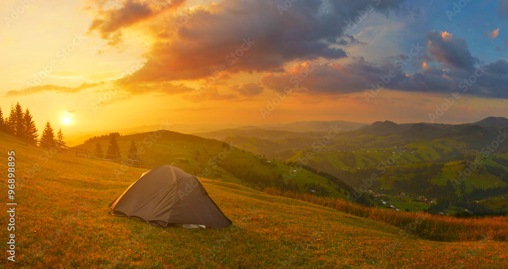 Obraz premium Camping