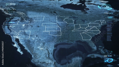 Americas Digital Map