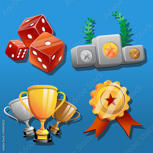 Game icons set
