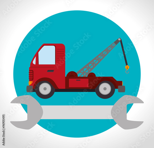towing truck vehicle