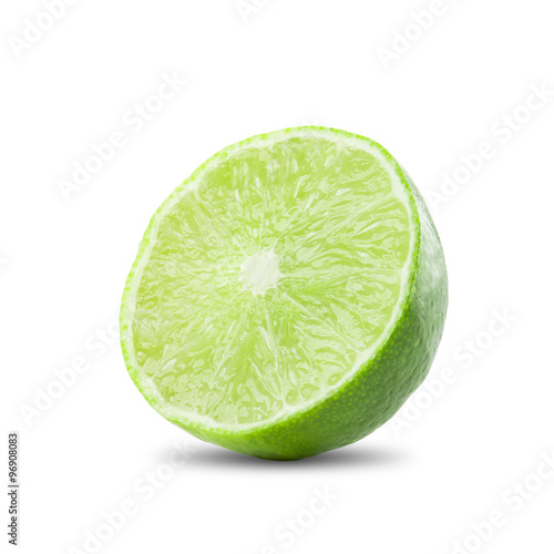 Lime On White Background