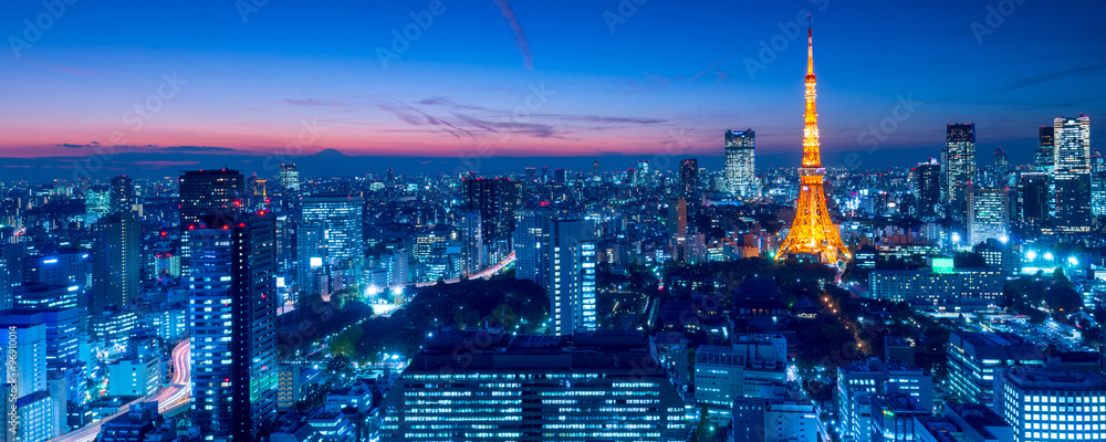 Fototapeta premium Tokyo Tower, Tokio, Japonia
