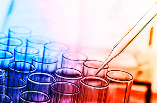 Fotografía science laboratory test tubes