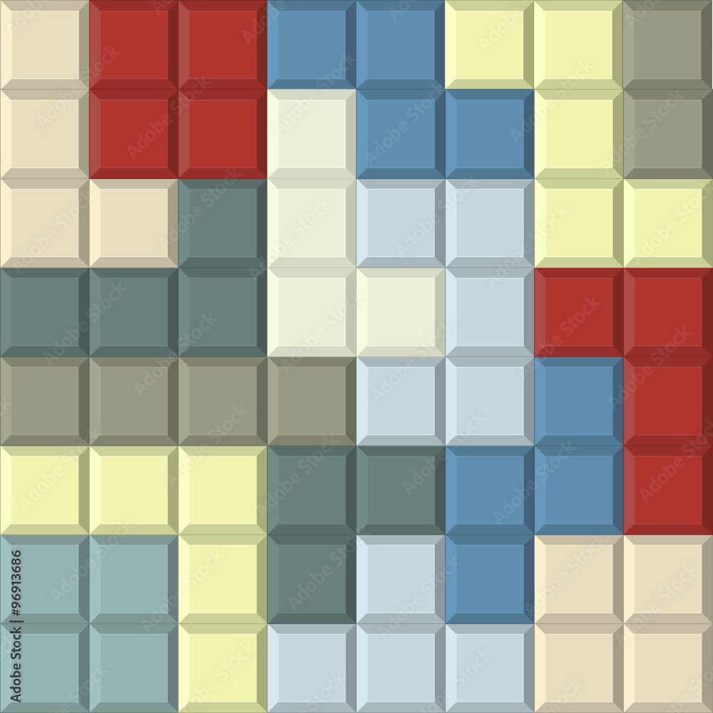 Seamless colorful background with tetris shapes Seamless colorful background with tetris shapes