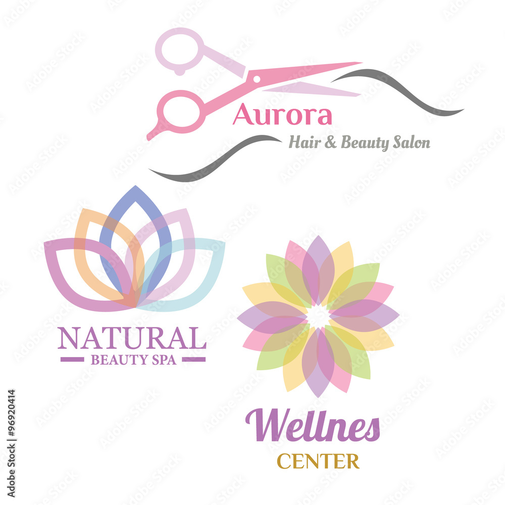 Logo beauty and spa part 3 with variation style 

